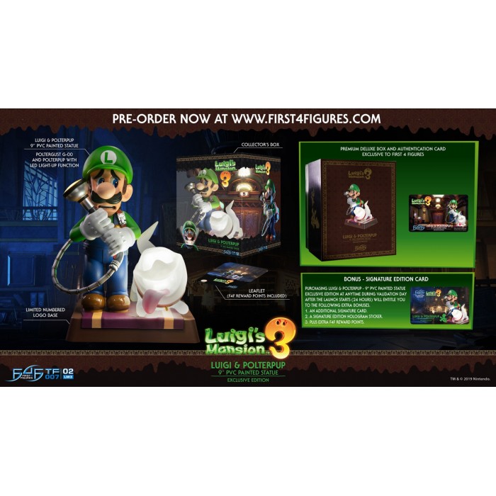 First 4 Figures Luigi Mansion 3 Deluxe Version