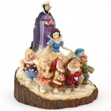 Disney Snow White and the Seven Dwarfs Carved