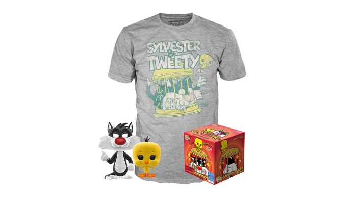 Funko Pop! Loony Tunes - Sylvester & Tweety #309 [T-shirt] [Flocked]