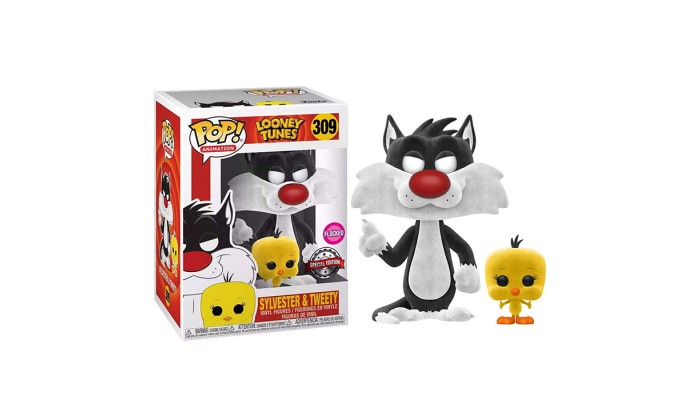 Funko Pop! Looney Tunes - Sylvester & Tweety #309 [Flocked]