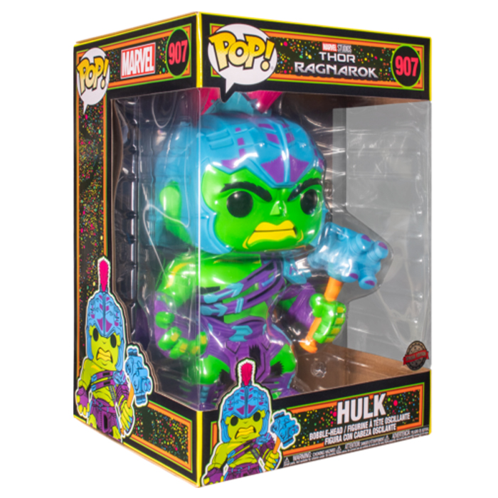 Ragnarok Hulk Funko Pop! 10 Inches 907 Bobble-Head Marvel Vinyl Figure  Exclusive