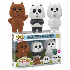 Funko Pop! We Bare Bears - 3 Pack (Flocked) [B&N Exclusive]