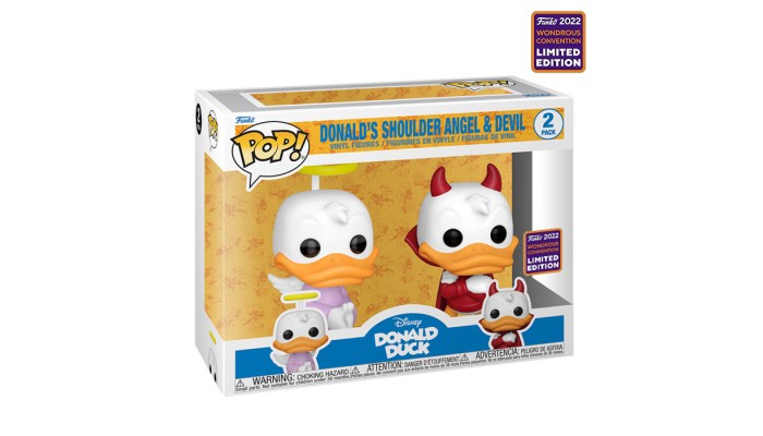 Funko Pop! Disney - Donald Duck - Donald's Shoulder Angel & Devil [2 pack] 