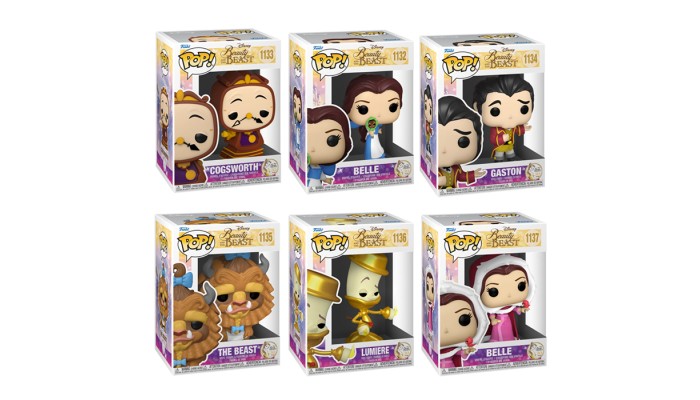 Funko Pop! Disney - Beauty and the Beast #1132 #1133 #1134 #1135 #1136 #1137 [Full Set of 6]