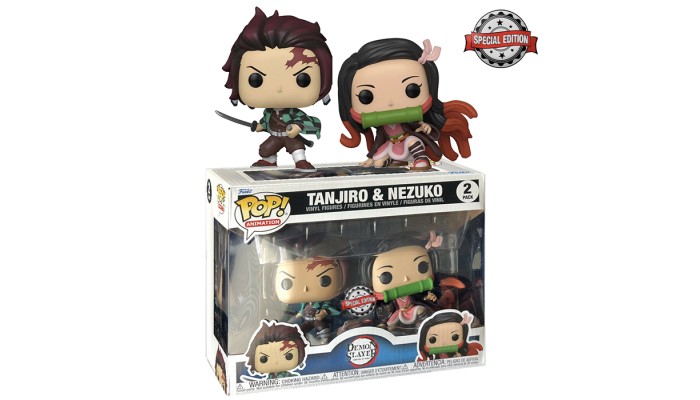 Funko Pop! Demon Slayer - Tanjiro & Nezuko [2 pack] [SE]