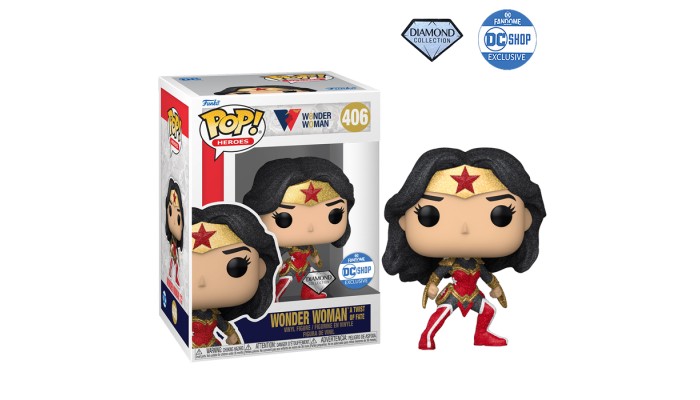 Funko Pop! Wonder Woman A Twist of Fate #406 [Diamond Glitter]