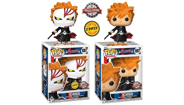 Funko Pop! Bleach - Ichigo #1087 [Chase + Common] [Bundle]