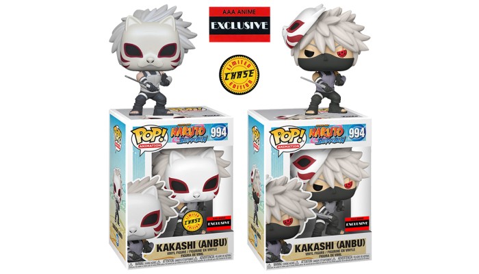 Funko Pop! Naruto - Kakashi ( ANBU ) #994 [AAA] [Chase + Common] [Bundle]