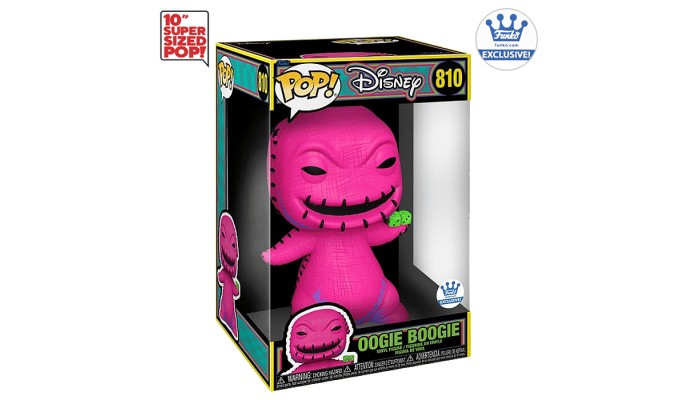 Funko Pop! Oogie Boogie (Supersized & Blacklight) #810 [10 inch]