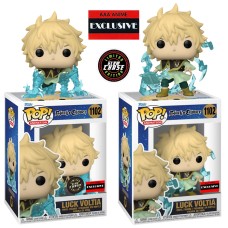 Funko Pop! Black Clover - Luck Voltia #1102 [AAA] [Chase + Common] [Bundle]