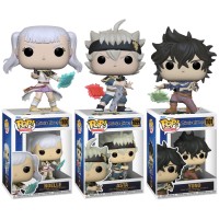 Funko Pop! Black Clover - Noelle #1100 - Asta #1099 - Yuno #1101 [Set]