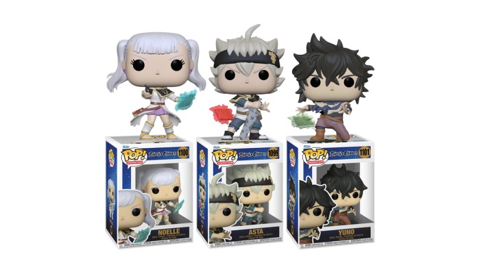 Funko Pop! Black Clover - Noelle #1100 - Asta #1099 - Yuno #1101 [Set]