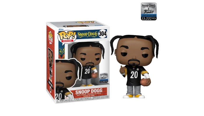 Funko Pop! Rocks SNOOP DOGG Steelers Jersey #304 LE 15,000