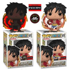 Funko Pop! One Piece - Red Hawk Luffy #1273 [Chase + Common] [Bundle]