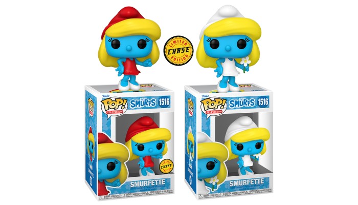 Funko Pop! The Smurfs - Smurfette #1516 [Chase + Common] [Bundle]