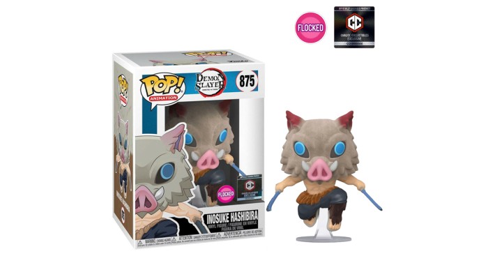 Funko Pop! Demon Slayer - Inosuke Hashbira #875 [Flocked] [Chalice]