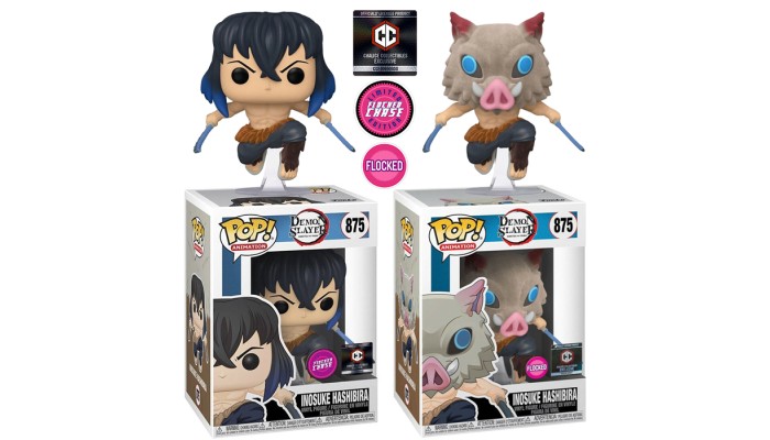 Funko Pop! Demon Slayer - Inosuke Hashbira #875 [Chase + Common] [Bundle]