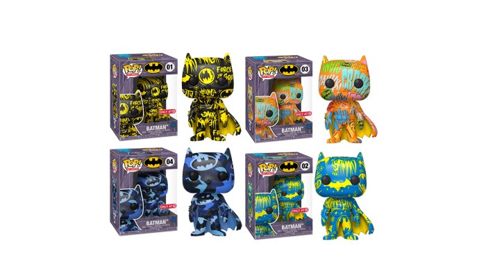 Funko Pop! Batman Artist Series: Set of 4 Figures