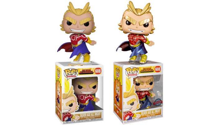 Silver age all might funko clearance pop