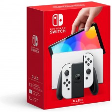 Nintendo Switch OLED Console (White) + Free Game
