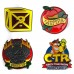 Crash Bandicoot Toolbox Pin Set Collectible (Set of 11)