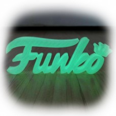 Funko Pop Logo Shelf Display ( Glow in the Dark )