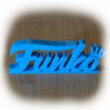 Funko Pop Logo Shelf Display ( Blue )