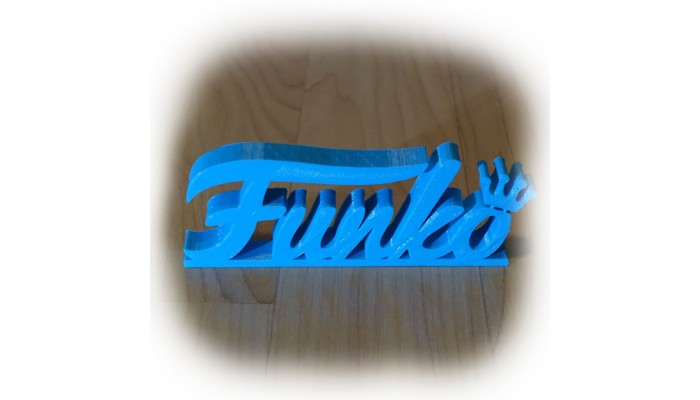 Funko Pop Logo Shelf Display ( Blue )