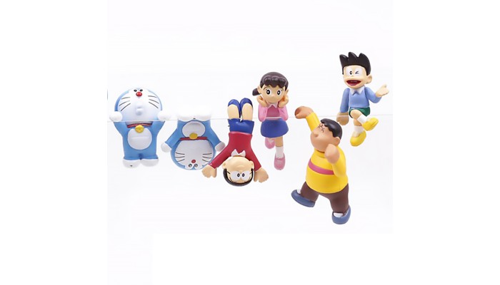 Doraemon Mini PVC Figures Toys Cup