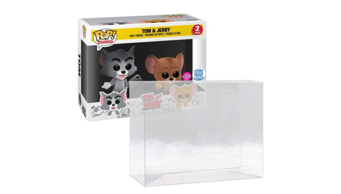 Funko Pop! Soft Protector for 2-Pack Pop [0.50mm] Brand [Crossover]