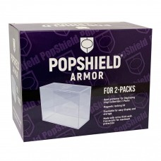 PopShield Armor Hard Protectors 2 pack - Stackable with Magnetic Lid