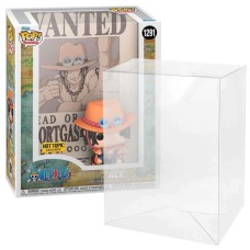 Funko Pop! Soft Protector for One Piece - Ace 0.50mm thick with SCRATCH & UV RESISTANT 