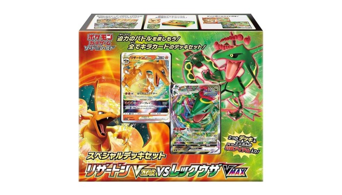 Pokemon Card Game Special Deck Set Charizard VSTAR VS Rayquaza VMAX - JAPAN