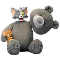 Tom and Jerry Plush Teddy Bear (Charcoal Gray)